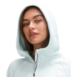 Lululemon Scuba Oversized Half-Zip Hoodie Womens XS-S Powder Blue Fleece Casual thumbnail 3