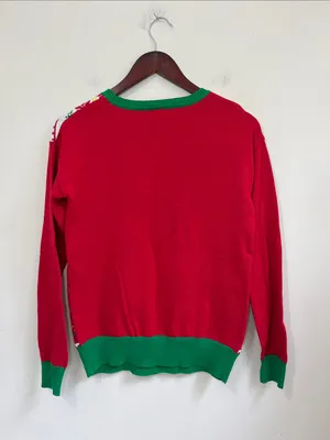 Disney Women's Long Sleeve Christmas Sweater Size Medium thumbnail 3