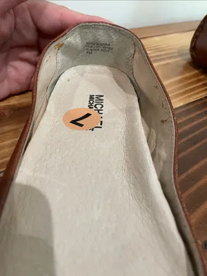 Michael Kors Brown Leather Fulton Ballet Flats Loafers Slip On Shoes Size 7 thumbnail 8