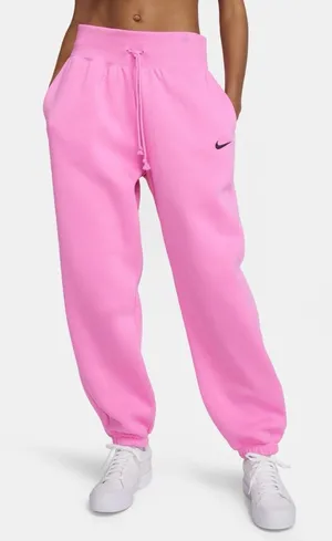 Nike Pink Swoosh Jogger Sweatpants thumbnail 1