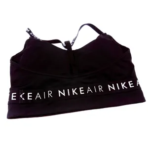 Nike Air Black Halter Sports Bra Size Large thumbnail 3