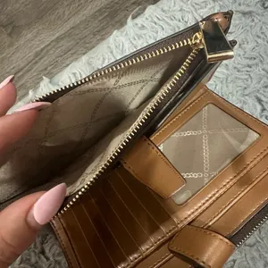 Michael Kors Pink and Brown Clutch Wristlet thumbnail 4