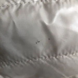 White Puffer Coat Sz M thumbnail 4