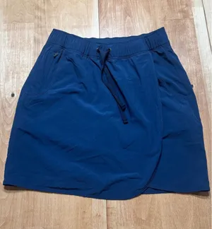 Patagonia Happy Hike Skort Womens XS Navy Blue Wrap Front Active Hiking Skirt‎ thumbnail 1