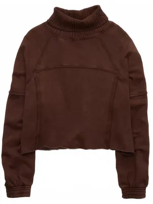 AE Aerie New Heights Turtleneck American Eagle Canyon Sun NWT XS thumbnail 1