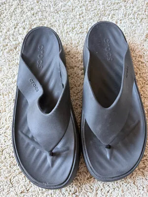 Crocs Getaway Platform Flip Flops Women’s 11 Black Chunky Y2K Sandals thumbnail 3