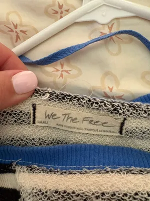 Free People Striped Crewneck thumbnail 2