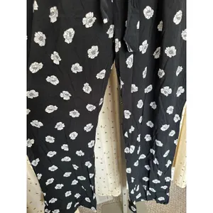 BeBop Juniors Hawaiian Floral Self Tie Sash Belt Wide Leg Pants L thumbnail 3