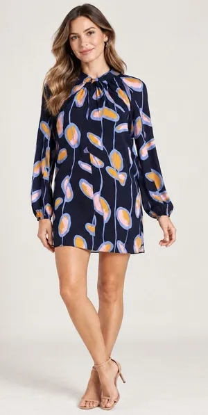 diane von furstenberg dress silka dress magic lights mini dress pockets xxs thumbnail 1