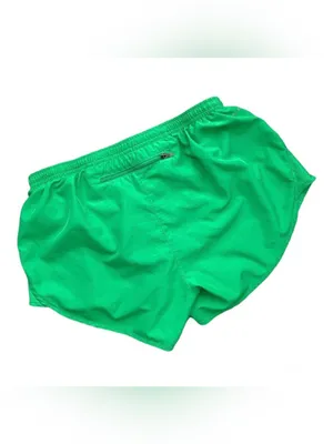 Nike Running Dri-fit Green Athletic Shorts Size Medium thumbnail 5