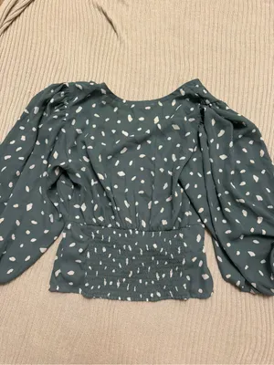 Abercrombie & Fitch Puff-Sleeve Blouse thumbnail 2