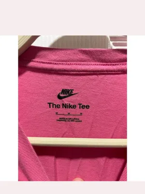 Nike Pink Short Sleeve Logo Tee - Women's thumbnail 2