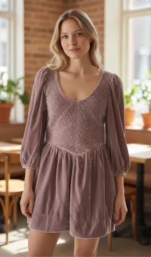 NWOT Free People Farrier Velvet Mini Dress thumbnail 1