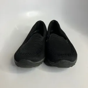 Skechers Reggae fest willow slip on shoes black flats women's size‎ 5.5 casual thumbnail 2