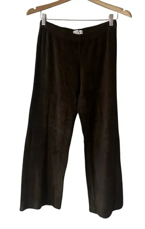 Shay Todd Brown Terry Cloth Sweatpants Size Medium thumbnail 1