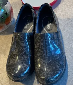 Dansko Glossy Black Clogs thumbnail 1