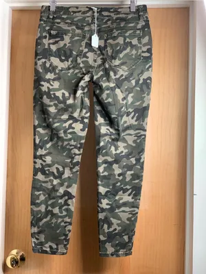 Kensie Jeans Green Camo Skinny Jeans. Size-8/29 Y2K thumbnail 3