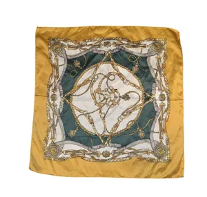 Satin Printed Neck Scarf Multiple thumbnail 2