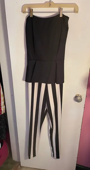Striped Going Out Jumpsuit Multi thumbnail 3