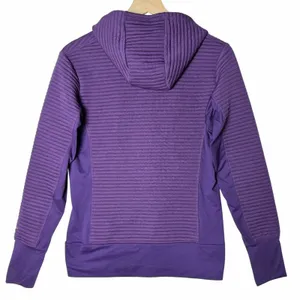 Brooks Running Fly By Zip-Up Hoodie Jacket Purple size M thumbnail 2