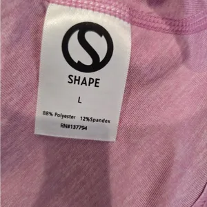 Shape -1624 Active NWT Tank Top Dryfuze in Mauve Mist Pink‎ Large thumbnail 6