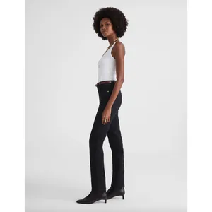 Madewell The Longline Straight Jean Black Frost Comfort Stretch Denim US 28 NWT thumbnail 3