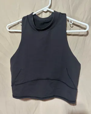 Lululemon Everlux and Mesh Cropped Tank thumbnail 1