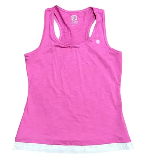 Eleven by Venus Williams Pink‎ Space Dye Racerback Tennis Tank Top Small thumbnail 1
