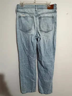 J. Crew 90’s Retro Straight Leg Light Wash Jeans- 28T thumbnail 5