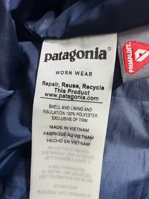 Patagonia Quilted Insulated Full Zip Puffer‎ Vest Teal Blue Gorpcore Womens M thumbnail 7