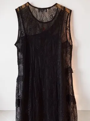 Cider dress women goth lace mini dress, black thumbnail 5