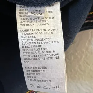ANTHROPOLOGIE Maeve Chamonix Rainbow Stitched Embroidered Top thumbnail 9