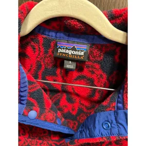 Patagonia Synchilla Snap T Fleece Pullover Jacket‎ Size small Lotus Flo thumbnail 3