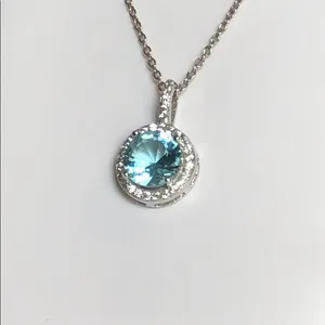 💙HP💙SS Aquamarine Necklace Blue thumbnail 2
