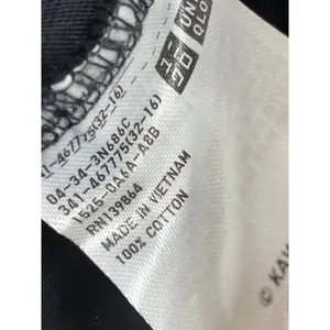 KAWS x Uniqlo UT Womens Black Graphic Print Short Sleeve T Shirt Tee Top Size M thumbnail 3
