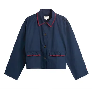 Damson Madder Lykke shirt in navy new nwt thumbnail 1