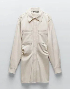 ZARA Shirt Dress thumbnail 4