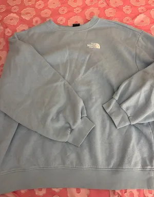 The North Face Light Blue Crewneck Sweater thumbnail 1