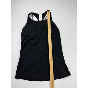 Black‎ fabletics Top with Built-in Sports Bra Workout Fitness Yoga Running S thumbnail 3