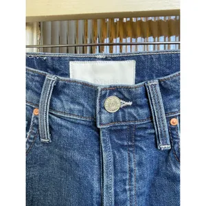 Mother‎ Superior The Tomcat Playing W Scissors High Rise Straight Jeans Size 25 thumbnail 2