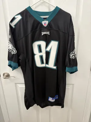 Reeboks, Philadelphia Eagles genuine football jersey thumbnail 1