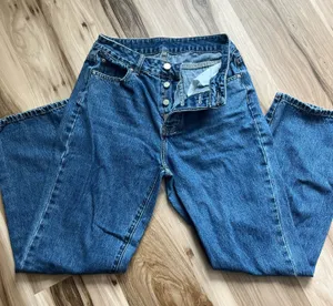 Button up jeans Blue Size M thumbnail 1
