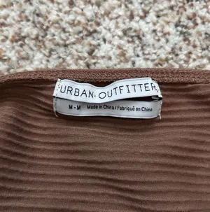 Pleated Brown Urban Outfitters Crop Tank thumbnail 3