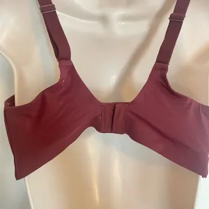 Victoria's Secret Smooth Longline Wireless‎ Bra - Wine thumbnail 2