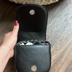 Black Quilted Mini Purse thumbnail 7