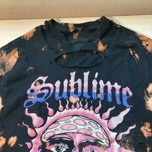 Sublime Bleach-Dye Band Tee | Distressed Grunge Fit thumbnail 9