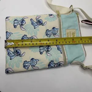 Loungefly Disney Lilo & Stitch Palm Leaves Passport Crossbody Bag Wallet Set thumbnail 7