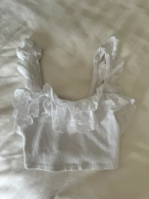 ZARA Ruffle tank top thumbnail 1