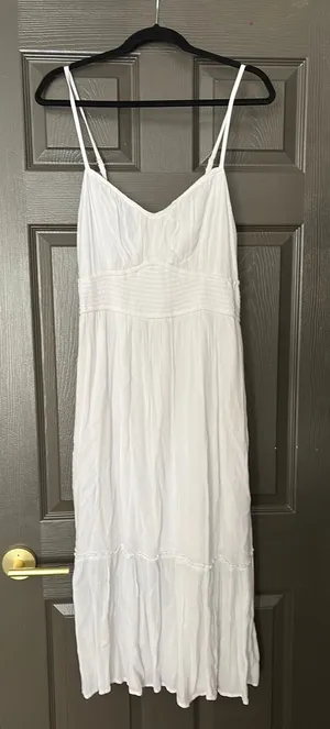 Hollister White Dress Midi thumbnail 1