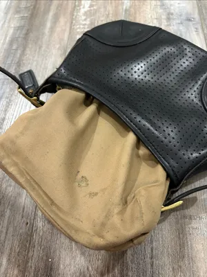 COACH VINTAGE 2000-Perforated leather mini hobo bag-Serial number J0D-9217 thumbnail 8